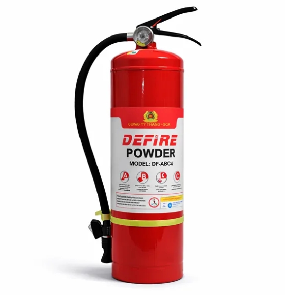 Bình chữa cháy bột ABC 4kg DeFire
