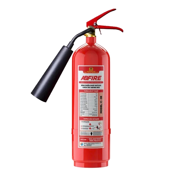 Bình chữa cháy khí CO2 3kg ABFIRE