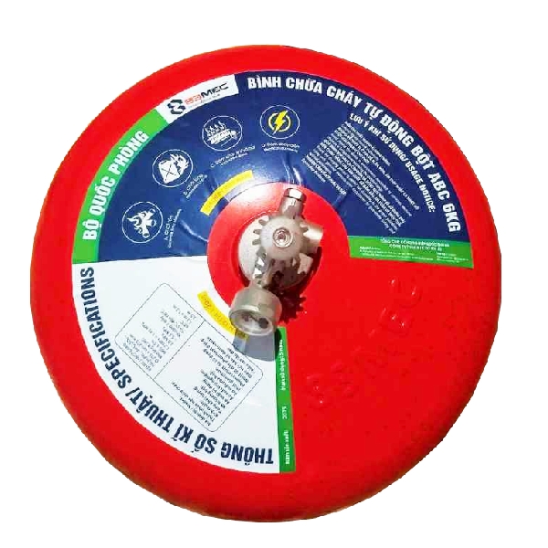 Bình Chữa Cháy Tự Động Bột ABC 6kg 83MEC