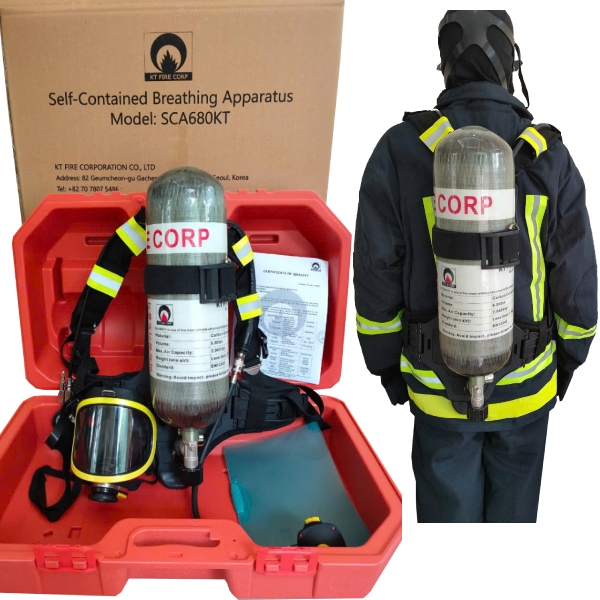 Bình dưỡng khí mặt nạ phòng độc cách ly có mặt trùm và bình khí thở loại SCA680KT