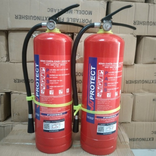 Bình bột chữa cháy 6kg ABC Vinprotec
