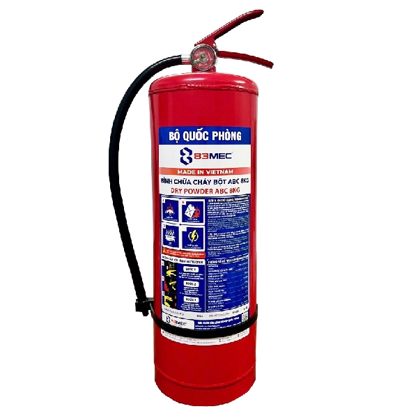 Bình bột chữa cháy ABC 8kg BQP