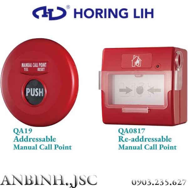 Nút nhấn khẩn địa chỉ Horing QA19/QA0817