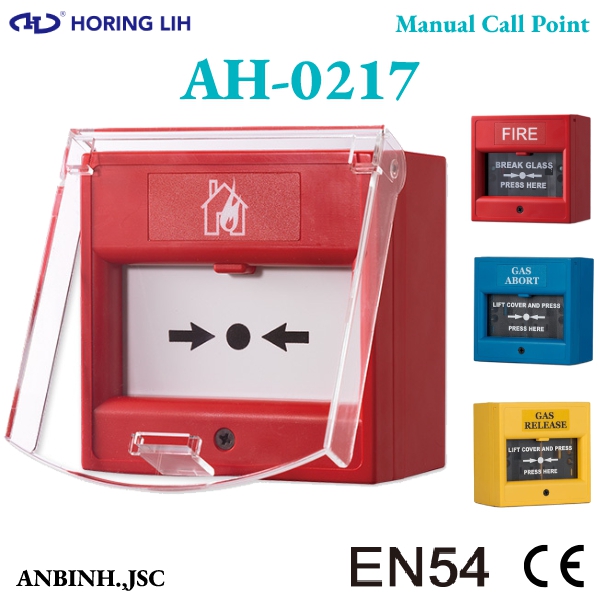 Nút nhấn khẩn bể kính AH-0217